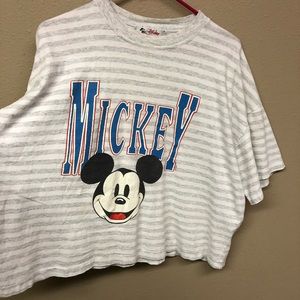 Disney fashions Mikey mouse crop tee